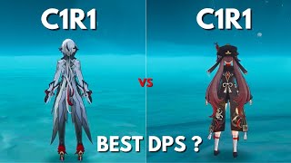 C1 ARLECCHINO Vs C1 HUTAO || Best Pyro DPS ?[Genshin Impact]