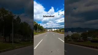 beautiful Islamabad road view#supremecourtofpakistan #pakistan