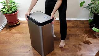 Kohler 13 Gallon Steel Trash Can Un-Boxing + Review