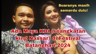 Maya KDI membawakan lagu Cindai di penutupan Festival Batanghari 2024