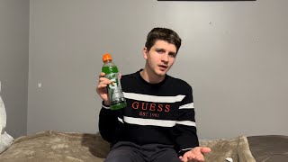 Trying Green Apple Gatorade!