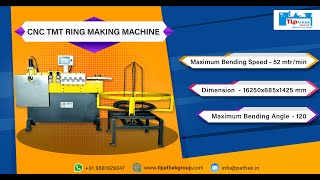 CNC TMT RING MAKING MACHINE BY TL PATHAK GROUP #tmtbarbendingmachine #ringmaking #manufacturer