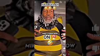 HASBULLAH MEETS MIKE WHEN HE IS ON 🍄 🍄 🍄  😆 🤣  #shorts #short #uk #viral #hasbulla #miketyson #funny