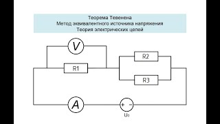 Метод эквивалентного источника напряжения (теорема Тевенена) - Теория электрических цепей