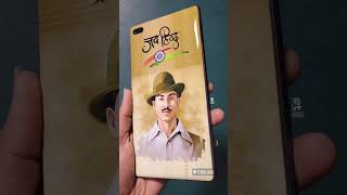 Sahid BhagatSingh Customized Glossy Skin For Tablet