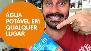 Como ter ÁGUA POTAVEL NAS TRILHAS com o uso de Clorin