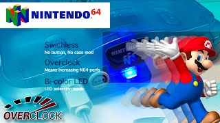 N64 Switchless Overclock mod for Nintendo 64