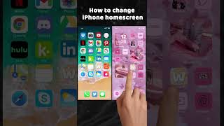 iOS 16 Home Screen idea Aesthetic neon, pink, girl, fashion wallpapers & icons and more. Widgets Kit