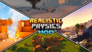 The Best Mod To Minecraft Look Unbelievable | Physics Mod [Full Showcase]