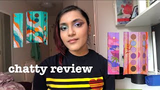 CHATTY GRWM REVIEW - reviewing Kaleidos Makeup and talking about life | ArtStudentLife