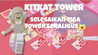 CHALLENGE!! Selesai in tiga tower sekaligus tapi juga pake baju sesuai warna tower!😱