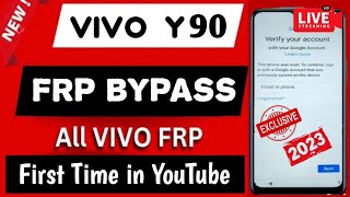 Vivo Y90 FRP Bypass | Vivo Y90 (PD1917) Frp Bypass 2023 | All Vivo FRP Bypass New Tricks 2023