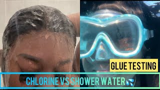 Lace Melt Max🔥GLUE TESTING 🔥| Chlorine Water Vs. Shower Water💦 | HONEST REVIEW  & TRANSPARENCY 💦