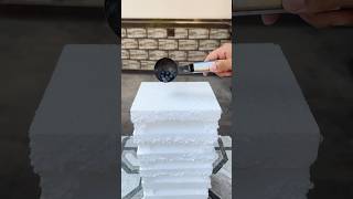 Black Hot Balls vs White Styrofoam 😱 #satisfying  #asmr