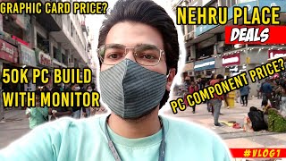 Nehru Place 50k PC Build With Monitor || Nehru Place Graphic Card Price || Subscriber PC BUILD