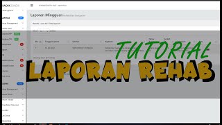 TUTORIAL PELAPORAN REHAB APLIKASI SIADIK BERBASIS PHP || SARPRAS