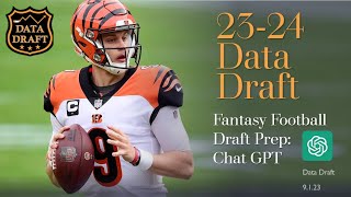 Data Draft Tries Fantasy Football using Chat GPT