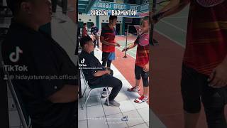 Pekan Olahraga dan Seni Pondok Pesantren, cabang Badminton. Attaqwa Pusat vs Hidayatunnajah