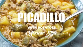 How To Make MEXICAN PICADILLO CON PAPAS. Easy Recipe!