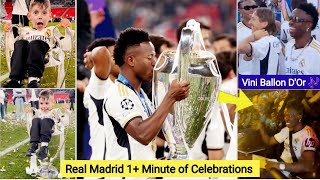 🎉 Real Madrid Uefa 🏆Campiones Ceremony | Madrid fans Sang Vini  🎶 "Ballon D'Or"