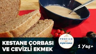 Bebek Çorbası - Kestaneli ve Ekmek Tarifi (1 Yaş +) | Profilo ile Pişiriyoruz | İki Anne Bir Mutfak