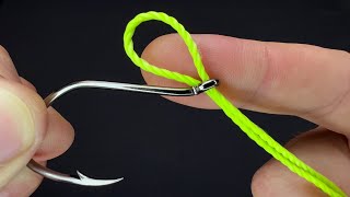 How to tie a hook to a fishing line (You must know this knot)FISHING knots