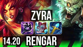 ZYRA vs RENGAR (JGL) | 11/3/13 | NA Master | 14.20