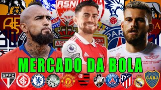 MERCADO DA BOLA - VIDAL VAI DEIXAR O FLAMENGO? REFORÇO DO SÃO PAULO E DO TIMÃO - JORGINHO NO ARSENAL