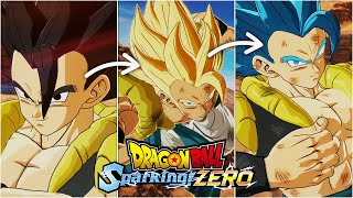 Dragonball Sparking Zero GOGETA BASED, SSJ & BLUE Gameplay/Showcase