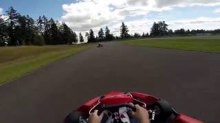 Karting at PGP Motorsports Park in Kent, WA (raw)