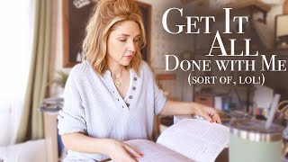 Get it All Done with Me (kind of, lol!) // Homeschooling Mom of 8 Kids