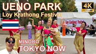 [4K] Ueno Park, Loy Krathong Festival 11/20/2022 | 上野公園 TOKYO NOW