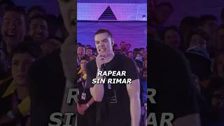 ¿Rapear sin rimar es más difícil? #freestyle