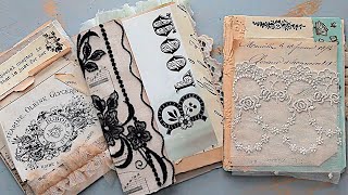 Junk Journal Booklets that are SO Easy To Make! + Tips On Layering Paper & Lace