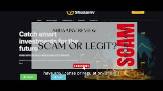 Shuaainv Review shuaainv.com Legit or Scam?