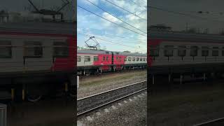 РЖД. Россия из окна поезда. Москва-Ярославль. RUSSIAN RAILWAYS. Russia from the train window.