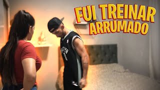 INDO PRA ACADEMIA ARRUMADO💪🏻 *fui treinar arrumado trollagem*