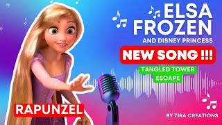 NEW!! 🎵 Rapunzel Song "Tangled Tower Escape", 🎵 Elsa Frozen and Disney Princess 🎵