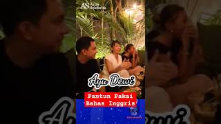 Ayu Dewi Bikin Ngakak, Pantun Pakai Bahasa Inggris #shorts