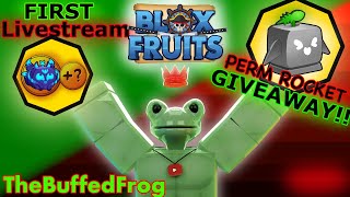 🔴BLOX FRUITS LIVE STREAM (PS4) | Perm Rocket GIVEAWAY 🚀 AT 1K SUBS