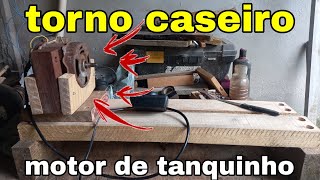 PROJETO Torno caseiro com motor de tanquinho  FAÇA você mesmo DIY