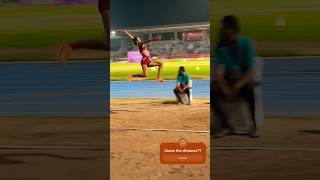 Women long jump #youtubeshorts #athletics