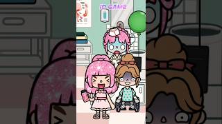 he turned my hair purple😭 #tocaboca #tocalifeworld #sorts #funny