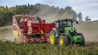 Brambory 2015 - John Deeere 6190R & Grimme SE 150-60