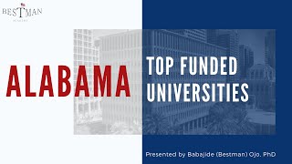 Where to get PhD funding in Alabama, USA | Highest Chances of Funding for Masters and PhD