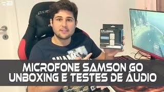 Unboxing e testes de áudio com o microfone portátil Samson Go [Tecnologia]