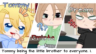 Tommy being the little brother to everyone. Part 1 [Gacha Club skit] {Dream Smp Au}