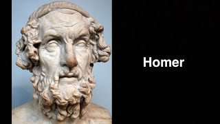 Homer. Greek poet | English