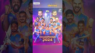 T20 World Cup Winner team india #mohanrajput #cricket #shorts #ytshorts #live #win #worldcup#trend