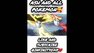 Ash and all Pokemon #pikachu #pokemon #ashpikachu #nostalgia #trending #viralshort #shorts